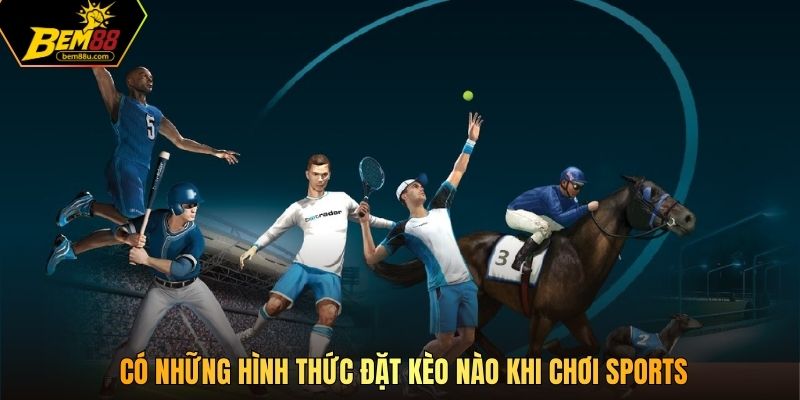 Có những hình thức đặt kèo nào khi chơi sports